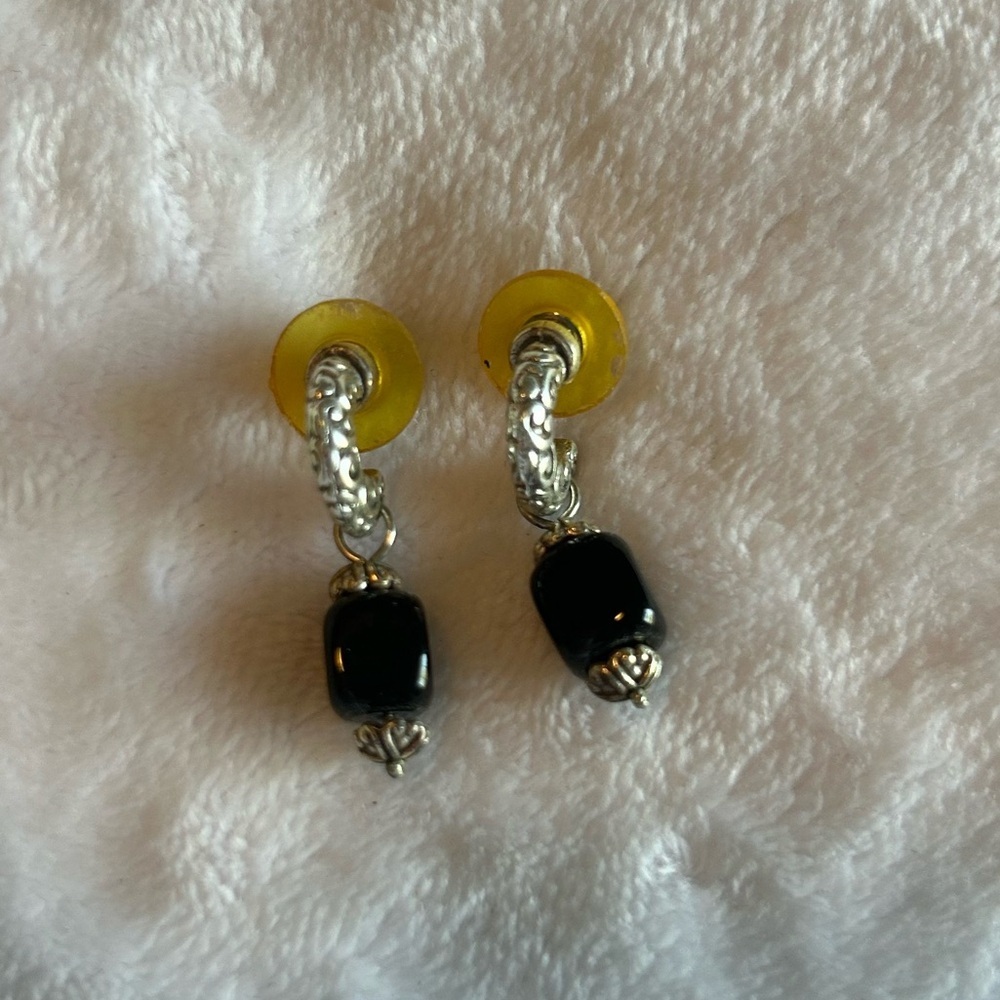 Brighton Black and Yellow Earrings